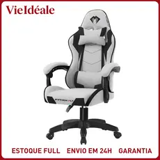Cadeira Gamer Profissional Ergonômica 150kg - Reclinável com Apoio Lombar