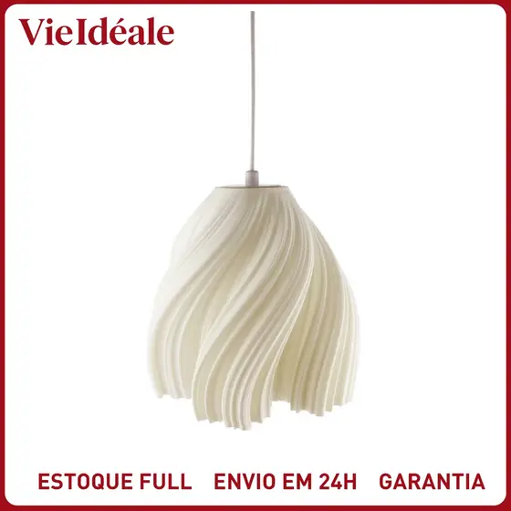 Luminária Pendente 3D Design Moderno Luxo - Lustre Geométrico Para Sala de Jantar Estar e Quarto Contemporâneo