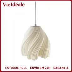 Luminária Pendente 3D Design Moderno Luxo - Lustre Geométrico Para Sala de Jantar Estar e Quarto Contemporâneo