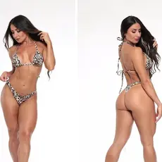 Biquíni Modelos Fio Dental Asa Delta Cortininha Foto Original Promoção Empina Bumbum