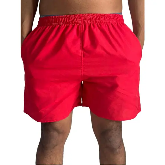Short Masculino Tactel Modelo Soltinho Confortável Vermelho