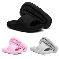 Chinelo Slide Nuvem Unissex Preto