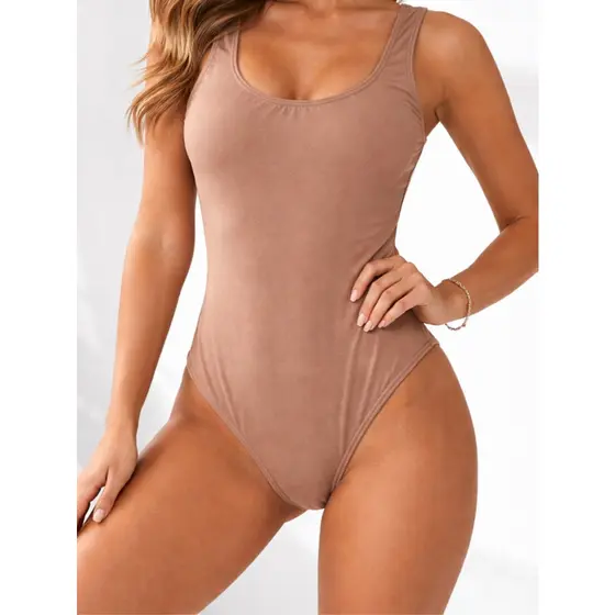 Maiô Feminino para Natação e Piscina Modelo Suplex com Forro