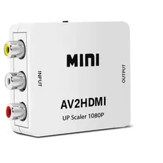 Conversor Av Rca Para Hdmi Adaptador Vídeo Áudio Composto