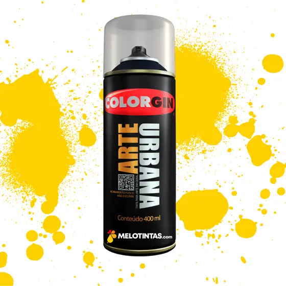 Tinta Spray Arte Urbana Colorgin 400ml Diversas Cores Para Grafite E Pintura Artística