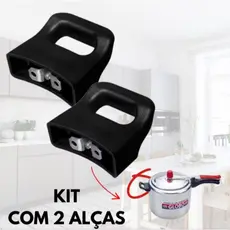 Kit Com 2 Alças Para Panelas De Pressão ou Panelas Comuns Alça Globo