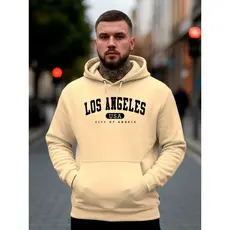 Moletom Canguru Blusa de Frio Com Capuz Jaqueta Masaculina Feminino Infantil Los Angeles USA EUA LA