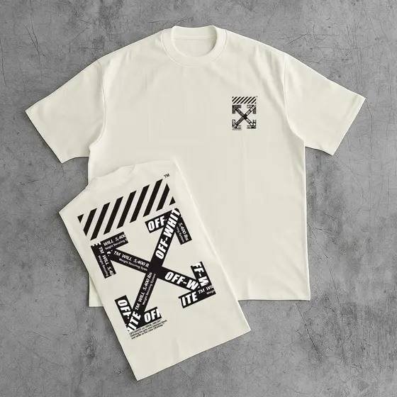 Camiseta Oversized Streetwear Masculina Gola Alta Los Angeles Off