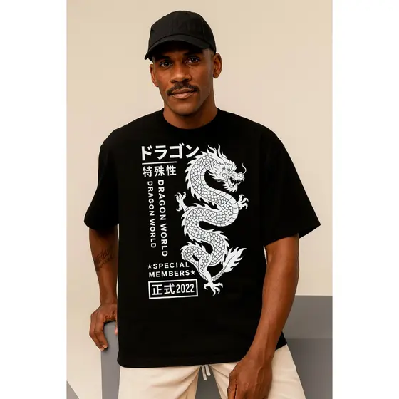 Camiseta Americana Oversized Gringa Verão Solto Larga Estilo Versátil Moda