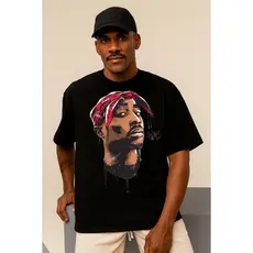 Camiseta Oversized Larga Para Treino Masculina Rapper Eua Gringa