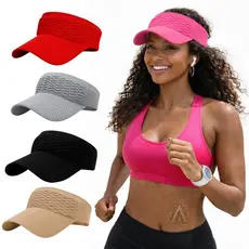 Viseira Praia Franzida de Tecido Ajustável Super Confortável e Leve Moda Verão -- VISEIRA MZ001
