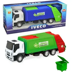 Caminhão Carrinho De Brinquedo Caminhão de Lixo Urbano Realista Abre Baú