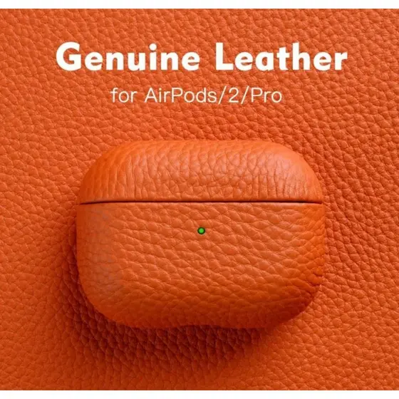 Case Capa Couro para modelos tipo AirPods Pro 2 3 e 4 Capa Protetora De Luxo 2a Geração