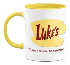 Caneca Xícara Cerâmica Gilmore Girls Stars Hollow Lukes Nova Coleção
