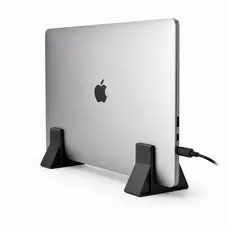 Suporte Notebook Vertical | Organizador Mesa Home Office | Preto