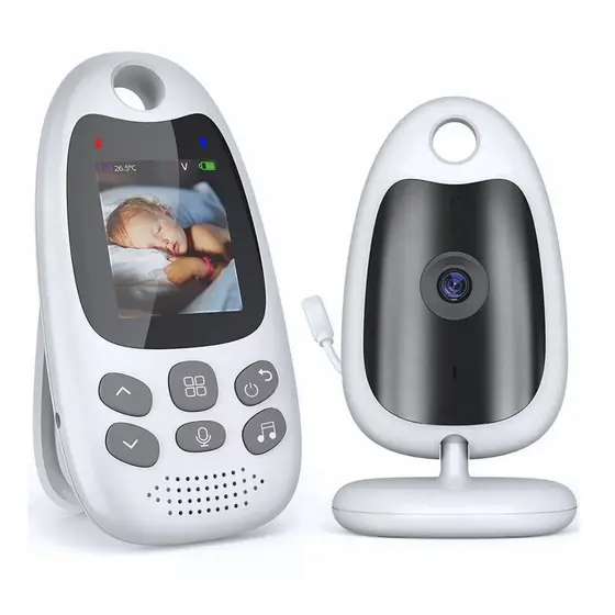 Babá Eletrônica Câmera Portátil Com Monitor Vídeo Colorido Baby Eletromex EL-1809