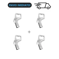 KIT 4 PÇA Abridor de Lata,Garrafa Multifuncional 8cm aço inox