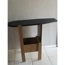 TABUA DE PASSAR ROUPA TRÊS FUNÇOES CADEIRA BAU E PASSADEIRA NA COR EXTRA PRETA