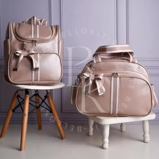 Bolsa Maternidade kit 2 peças menina e menino mala e mochila multifunção