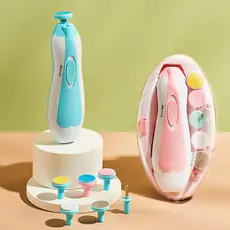 Lixa de Unha Elétrico Aparador Cortador Para Bebê Infantil Com Estojo