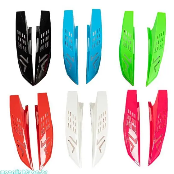 moonlightyaa1 2 Pçs Capacete Da Moto Bonito Chifre Neve Esportes Adesivo Decorativo