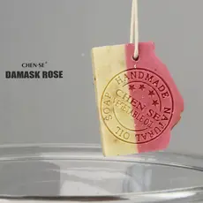 Sabonete de banho Sabonete de óleo essencial de rosa Damasco Sabonete de plantas naturais Sabonete de limpeza de fragrân