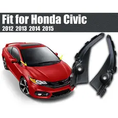2 Pçs Pára-Brisa Limpador Cowl Capa Extensão Guarnição Apto Para Honda Civic 2012-2015 74210-TR0-A00 74220-TR0-A00