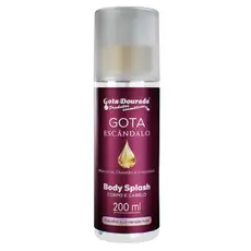 Body Splash Feminino Gota Dourada 200ml - Gota Escândalo