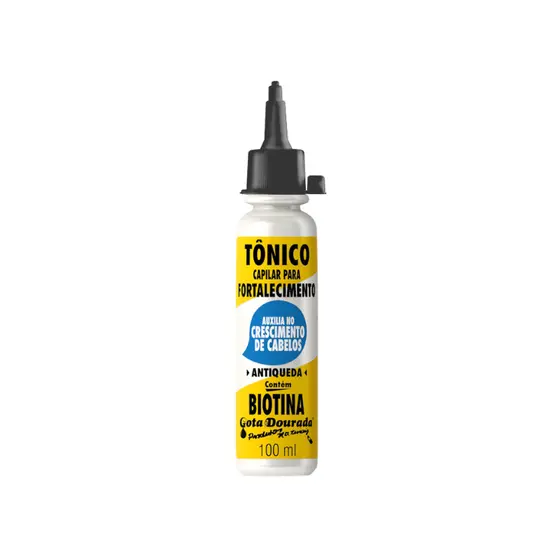 Tônico Biotina Gota Dourada 100ml: Crescimento acelerado