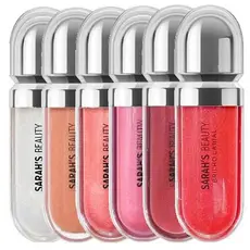 KIT 6 Gloss Labial Sara Sarah's Beauty brilho intenso o BEST Hot Sale