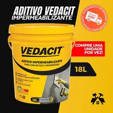 Aditivo Impermeabilizante Vedacit (Balde 18 litros) - VEDACIT - Concreto e argamassa