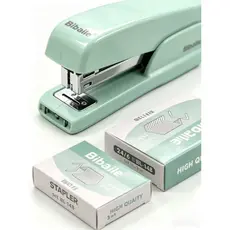 Grampeador profissional 3 em 1 Bibaille + 1000 grampos. Ideal para uso em escritórios, residências, estudos e escolas