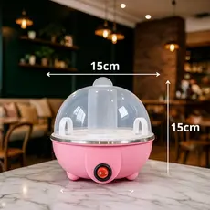 Cozedor Elétrico Ovos Vapor Rápido Cozinha Panela Preparo Fácil Casca Recipiente Alimentos Prático