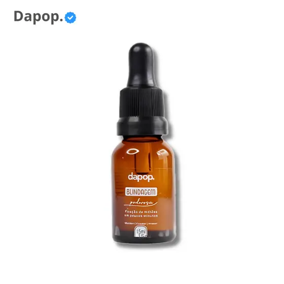 Blindagem Dapop 15ml Pele e Olhos Diluidor Fixador Primer 3 em 1 Resistente à Água Pele Matte  Longa Duração