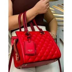 Bolsa Feminina Veryrio acolchoada design moderno casual trabalho alça de mão e transversal