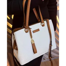 Bolsa Feminina Veryrio Resistente Ideal Dia Dia Elegante Alças de Ombro e Transversal Triplo Compartimentos