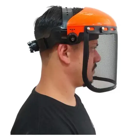 Proteção Facial Telado Aço Para Roçador Roçadeira Protetor