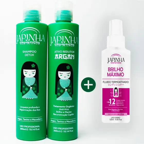 Kit Selagem Sem Formol Orgânica + Protetor Térmico