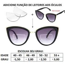 Lentes Adesivas Bifocais: Leitura & Sol Instantâneo