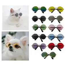 Óculos de Sol para Cachorro e Gato - Proteção UV, Leve e Ajustável - Para Passeios e Fotos