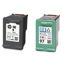 Kit Cartuchos HP 97 (Colorido) + HP 98 (Preto) – Recondicionados