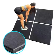 10 Pisos Emborrachado Para Academia Crossfit 2,5 m2  50x50cmx11mm Preço de Fabrica