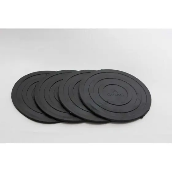 Kit 4 Protetor Tampa Para Ralo Borracha 12,5cm 4 Polegadas