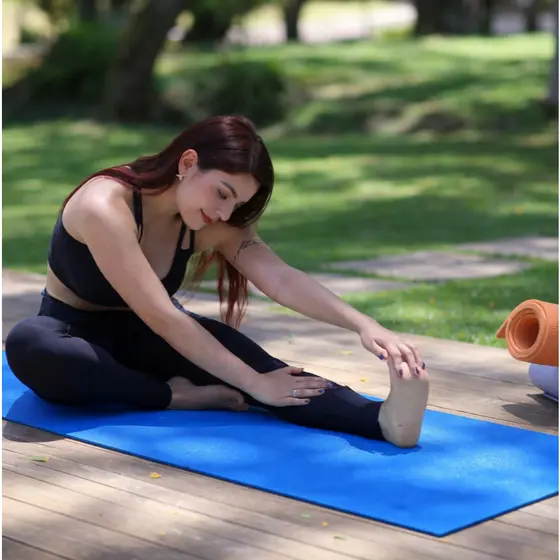 Tapete para Yoga 60x166cm Fitness Academia Pilates Antiderrapante Ginastica Profissional Kapazi