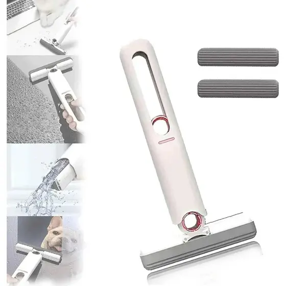 Refil Mini Esfregão Absorvente Mop Portátil Auto-Squeeze Mop Limpeza Multifuncional