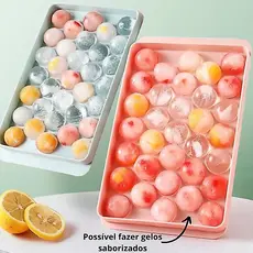 Forma De Gelo Formato Bola Bolinha 33 Cavidades Forma Para Drinks Bebidas Doces Sucos Frutas