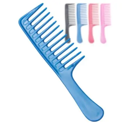 Pente Dentes Largos Longo Desembaraçador Profissional Kit 3 /6 /12 unidades