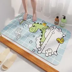Tapete antiderrapante para banheiro, tapete para chuveiro, tapete de banho infantil, tapete de PVC antider impermeável