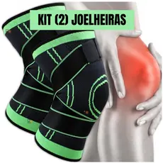 2 Joelheiras De Compressão Estabilizadora Tensor Alívio De Dor No Joelho 360°