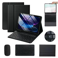 Capa Para Xiaomi Redmi Pad Se /Pad 2 11" Com Magnético Teclado Bluetooth Abnt2 E Mouse Sem Fio e Porta Caneta+Ç